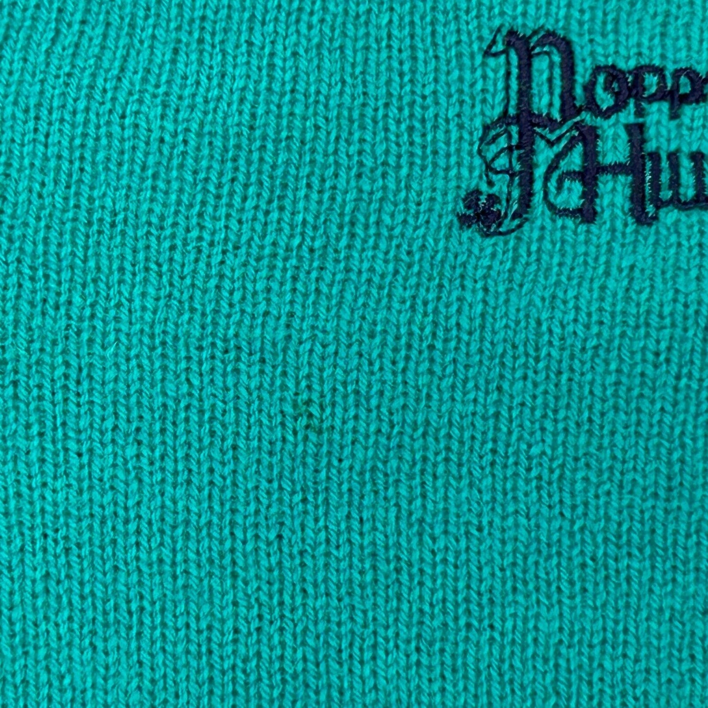 Poppy Hills Golf Course Wool Vintage 80s V Neck Sweater Pebble Beach Green Large