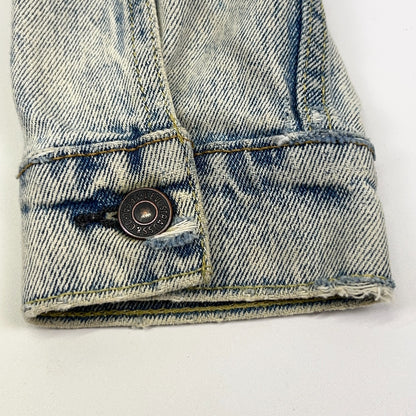 Levis Acid Wash Denim Jean Trucker Jacket S Small Cloud Blue Type III 72334-0225