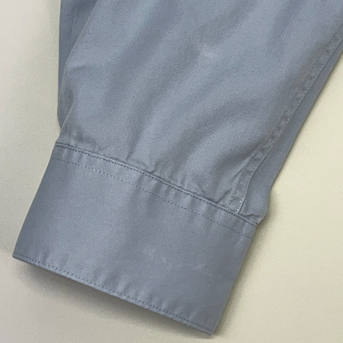 Allen Solly Blue Button Up Shirt Size 42 L Large Long Sleeve Pocket Stag Logo