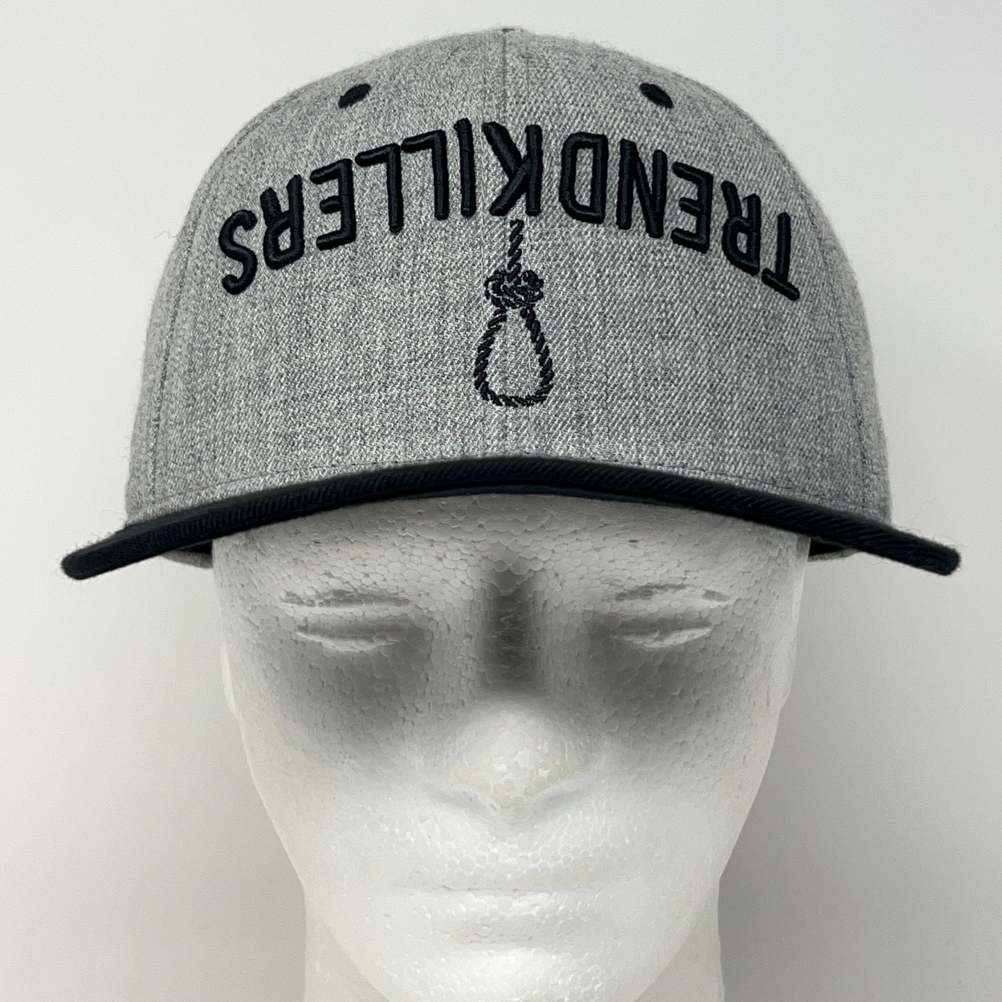 Trend Killers Hat Baseball Cap Skater Skating High Mentality Snapback Gray