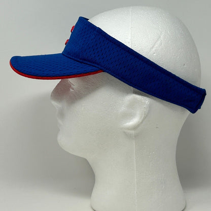 Gorra con visera de los Chicago Cubs con correa trasera azul, camiseta de béisbol de la MLB, malla