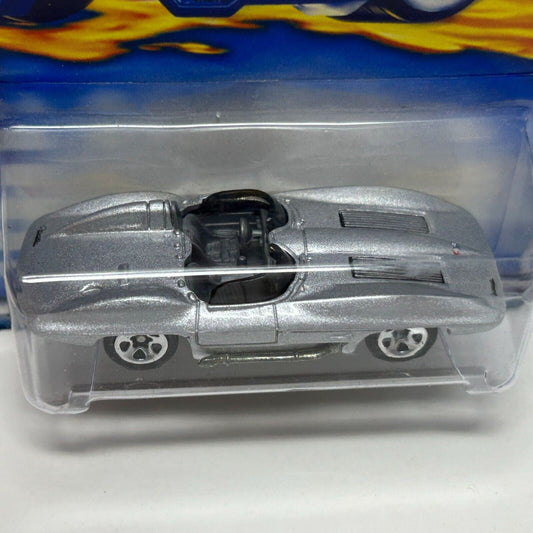 Corvette Stingray Racer Hot Wheels Diecast Car Silver Vintage 2003 Vehicle New