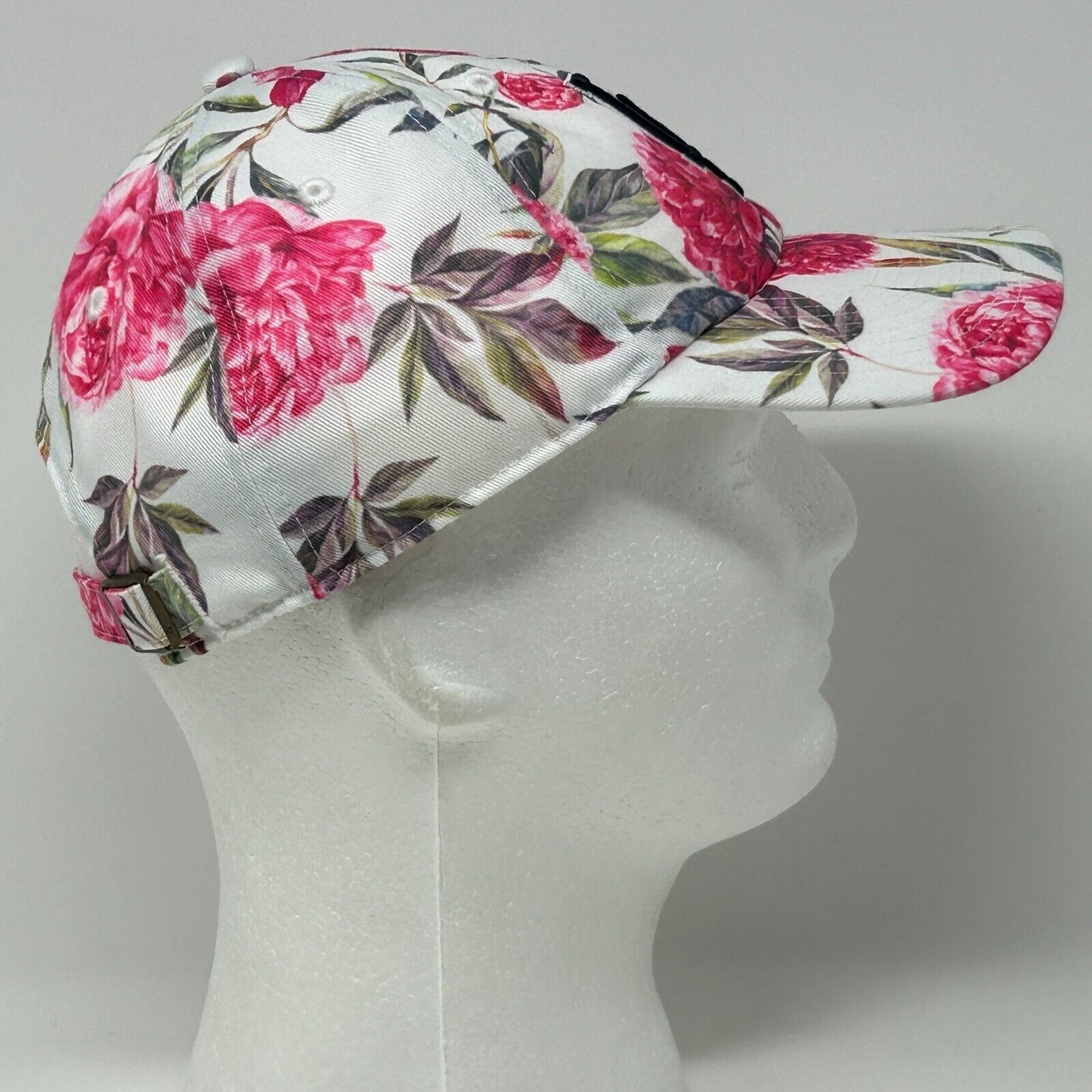 Gorra de béisbol para mujer de Los Angeles LA Dodgers con flores florales 47 Brand MLB blanca