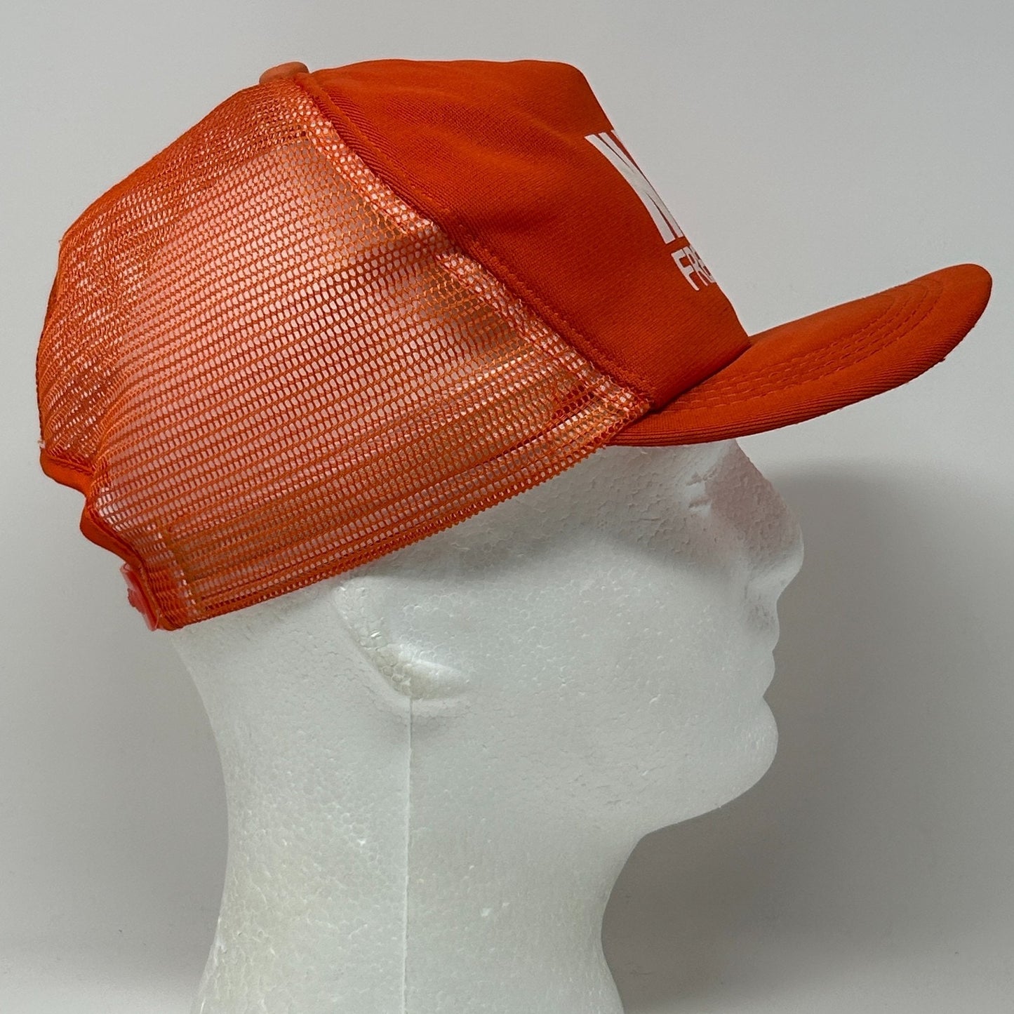 Vintage NRA Freedom Trucker Hat Baseball Cap National Rifle Association Orange