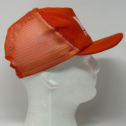 Vintage NRA Freedom Trucker Hat Baseball Cap National Rifle Association Orange