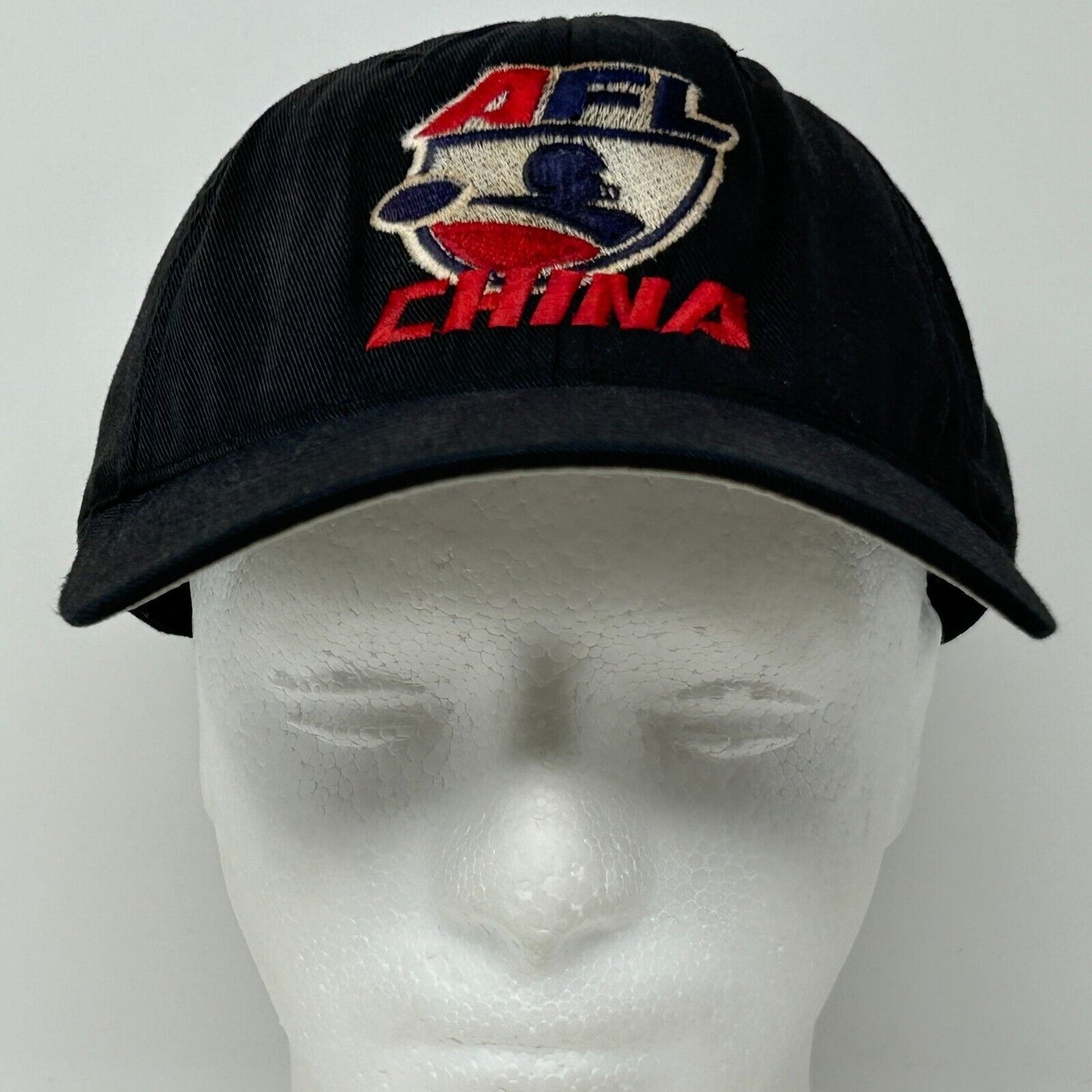 AFL China Baseball Hat Cap Arena Football League CAFL 6 Panel Black Flexfit L/XL