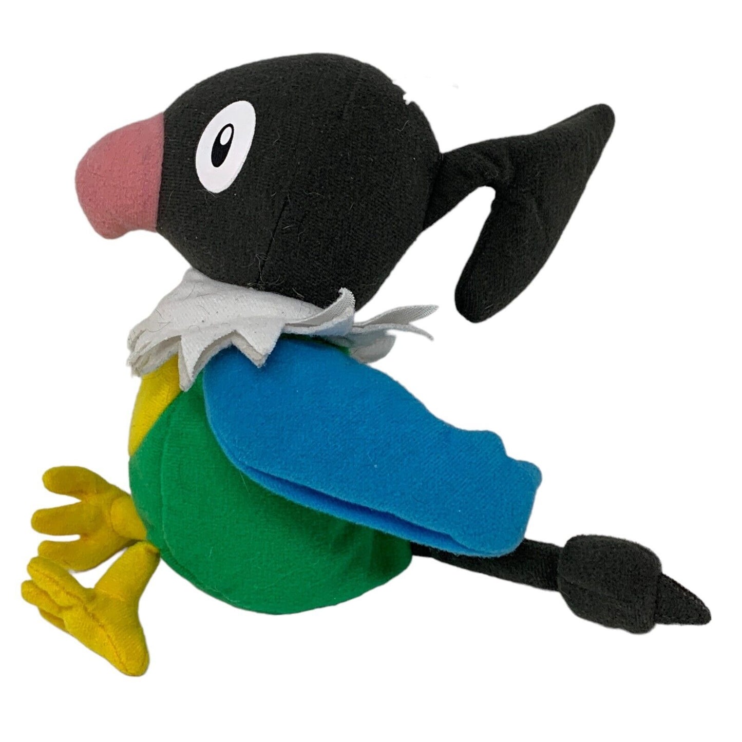 Pokemon Chatot Plush Beanbag Beanie Stuffed Animal Toy 2007 Nintendo Jakks 7"