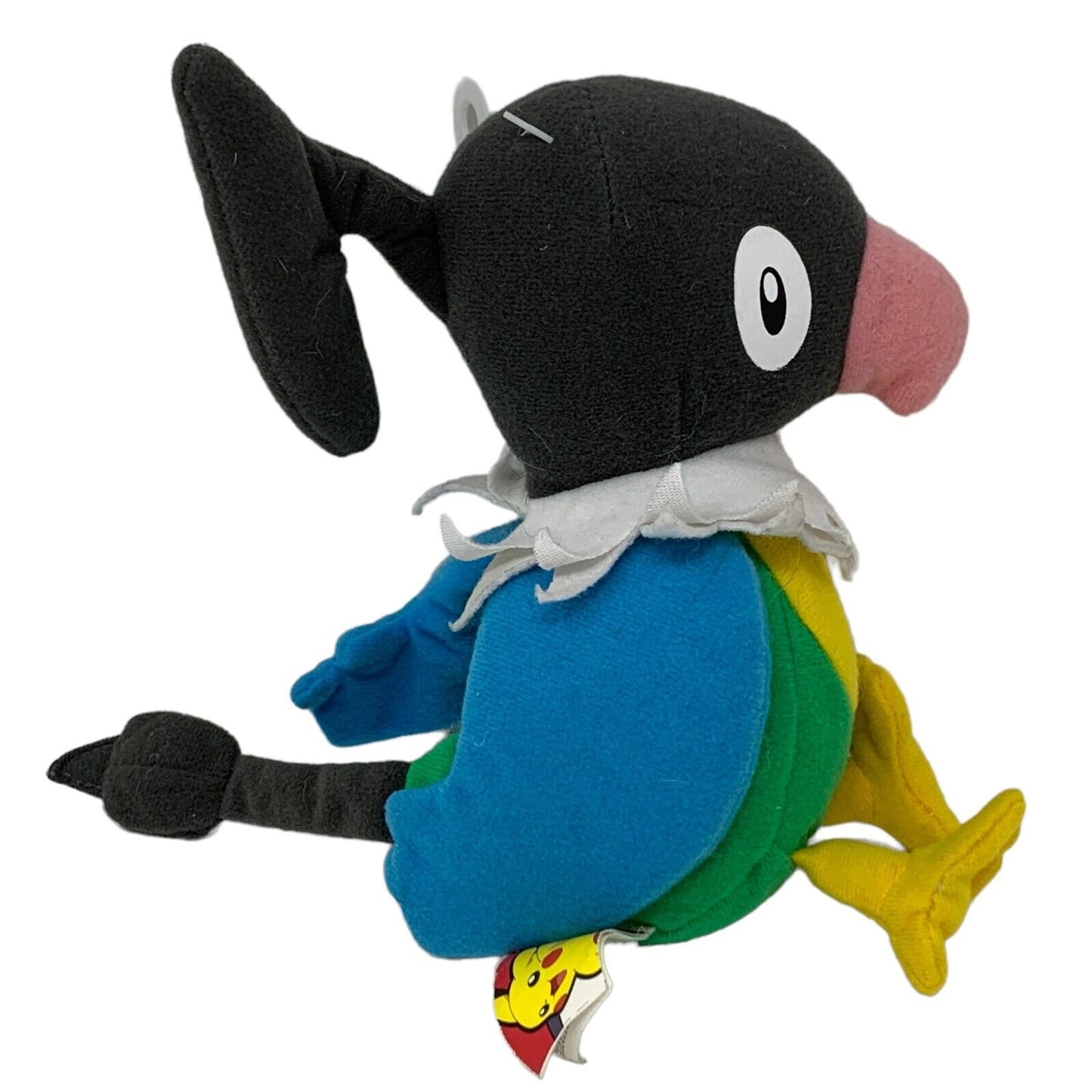 Pokemon Chatot Plush Beanbag Beanie Stuffed Animal Toy 2007 Nintendo Jakks 7"