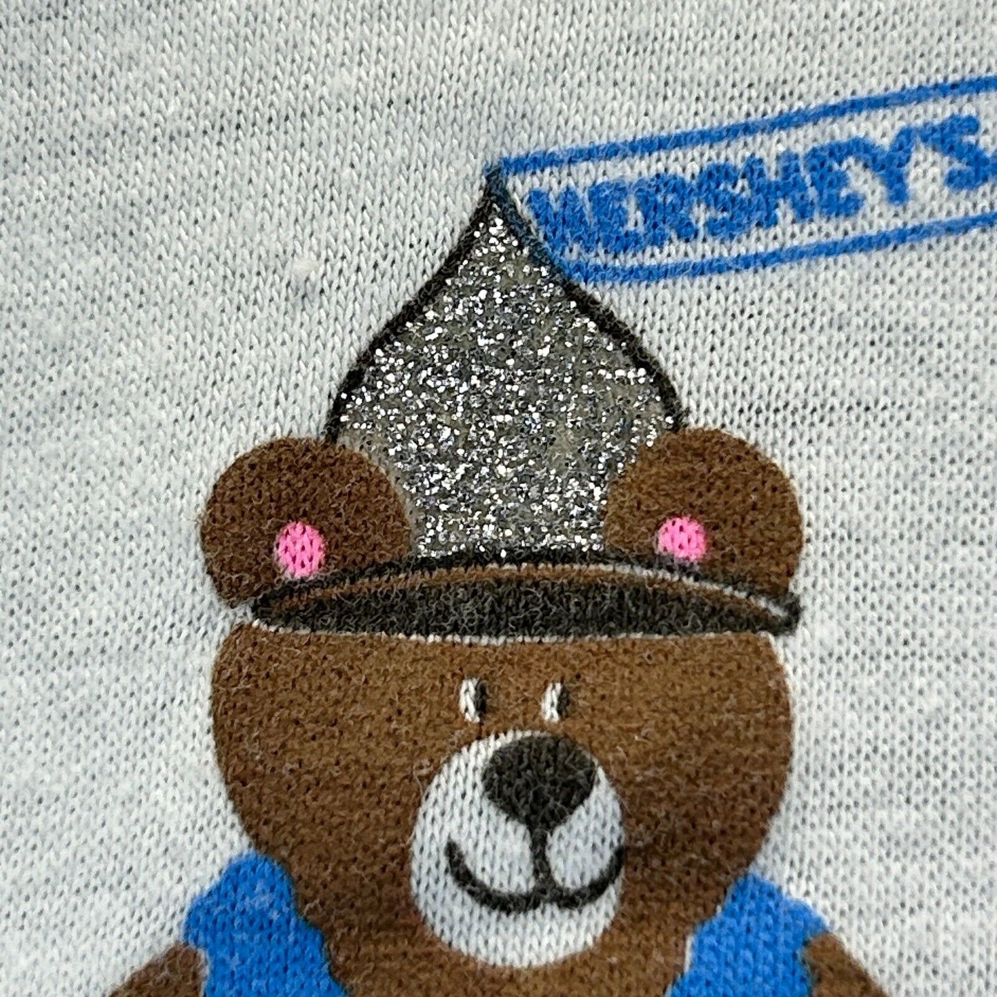 Vintage Hersheys Kisses T Shirt Mens Large Snack Candy Bears Hawaiian 80s White