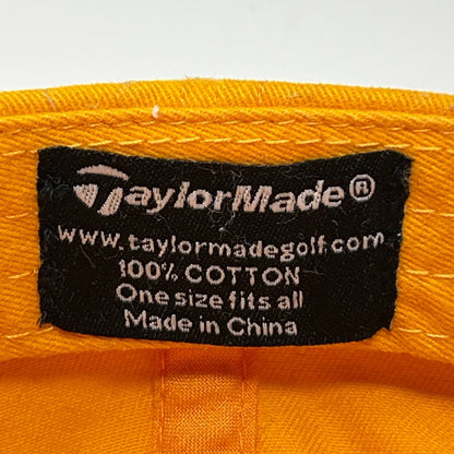 TaylorMade Rossa Putters Dad Hat Cap Golfer Golfing Yellow Strapback 6 Panel