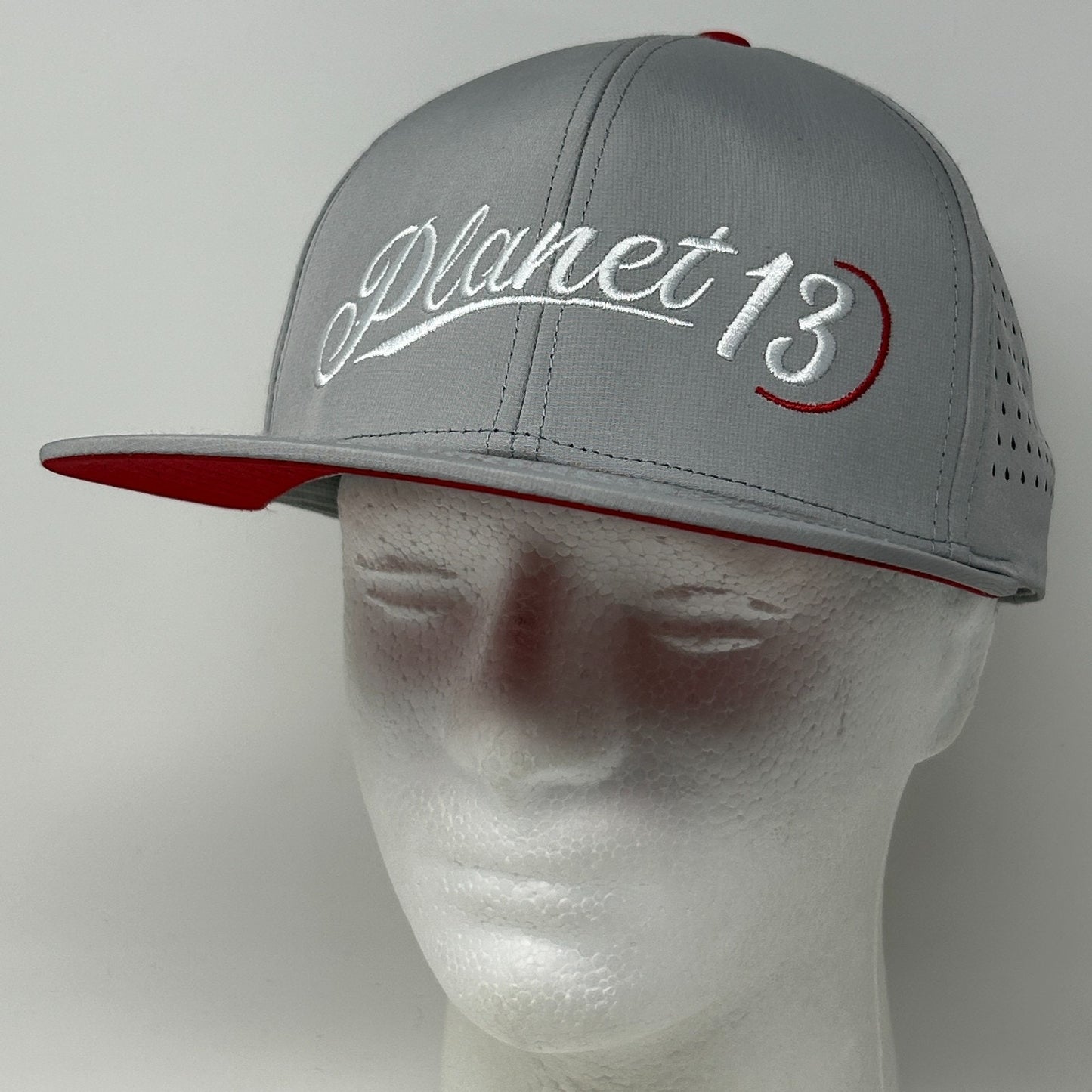 Planet 13 Las Vegas Hat Baseball Cap Marijuana Dispensary Weed Snapback Gray