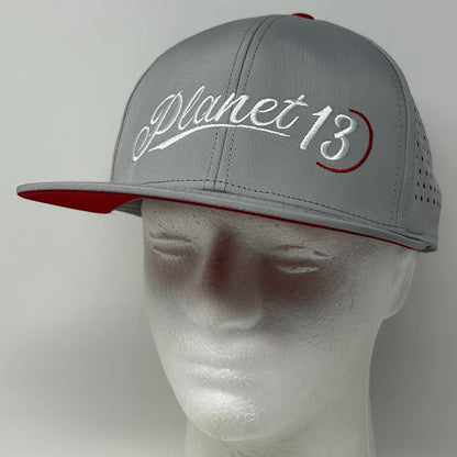 Planet 13 Las Vegas Hat Baseball Cap Marijuana Dispensary Weed Snapback Gray