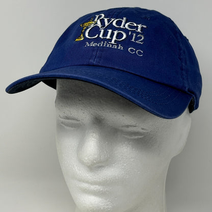 Ryder Cup 2012 Medinah CC Hat Baseball Cap Golfing Golf Illinois Strapback Blue