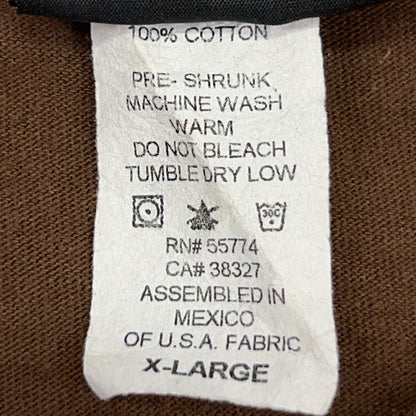 Vintage Y2K T&C Surf Designs Hawaii T Shirt XL Brown Ukulele Town & Country Tee