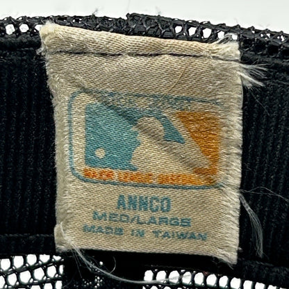 Vintage 80s Pittsburgh Pirates Trucker Hat Baseball Cap MLB Mesh Snapback Black