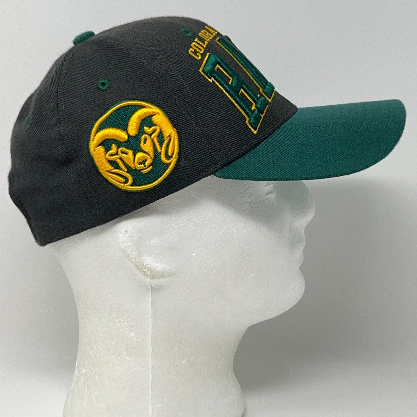 Colorado State Rams The Z Hat Baseball Cap CSU Zephyr Wool Blend Snapback Gray