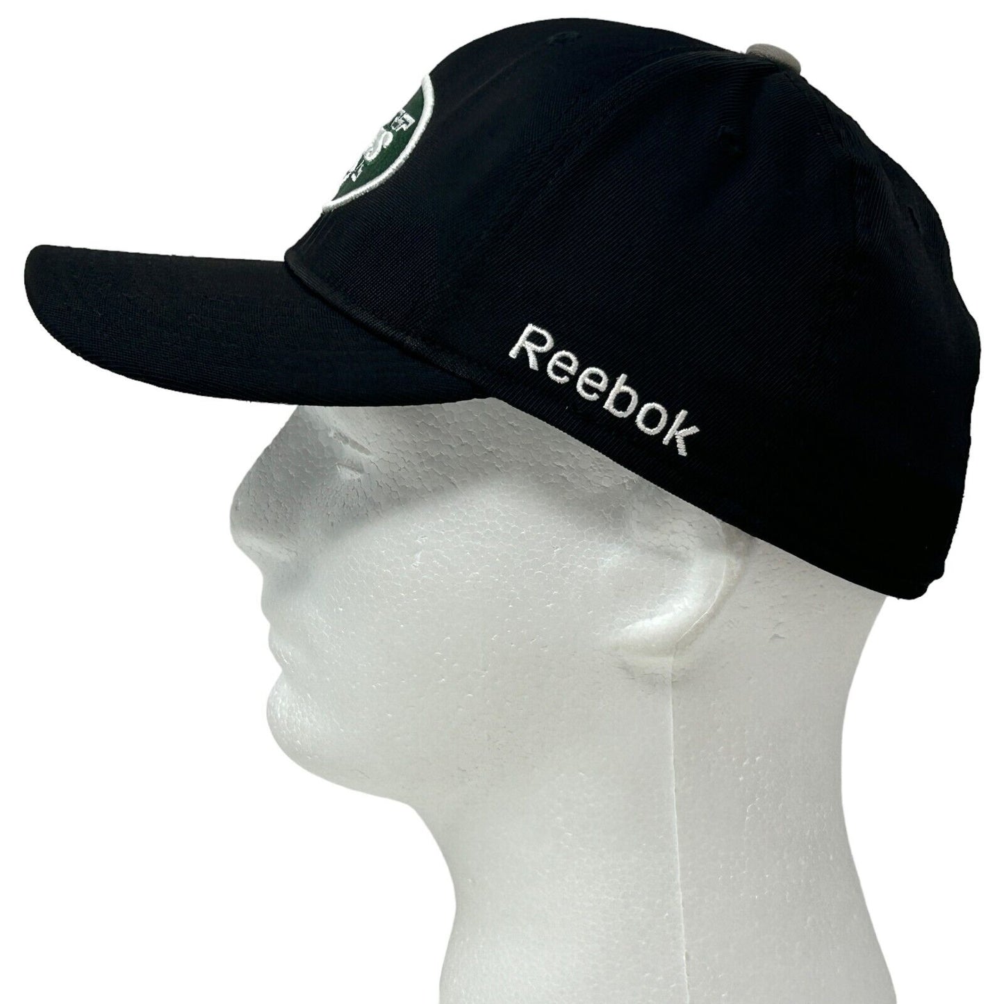 New York NY Jets Hat Black NFL On Field Reebok Baseball Cap Flex Fitted L/XL