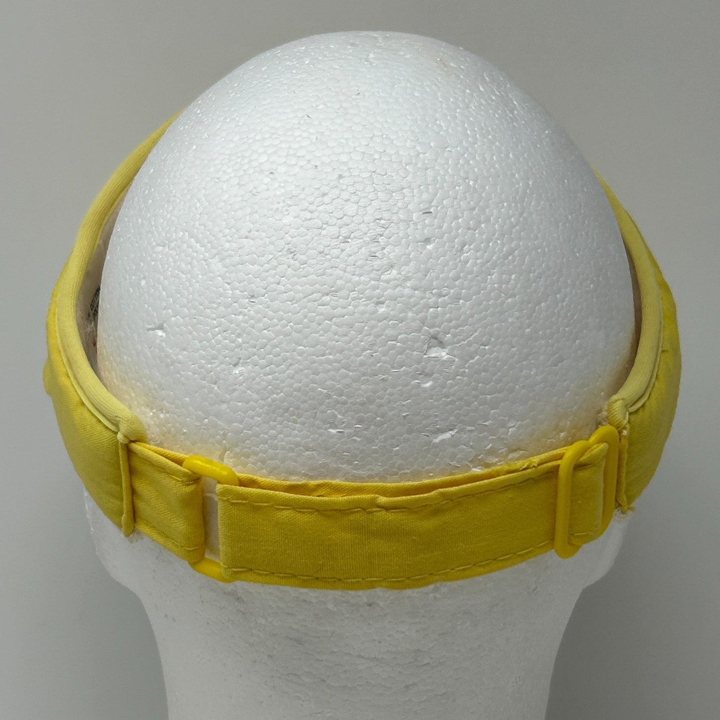 Vintage Pepsi Challenge 10000 Meter Series Visor Hat Cap Yellow 80s Strapback