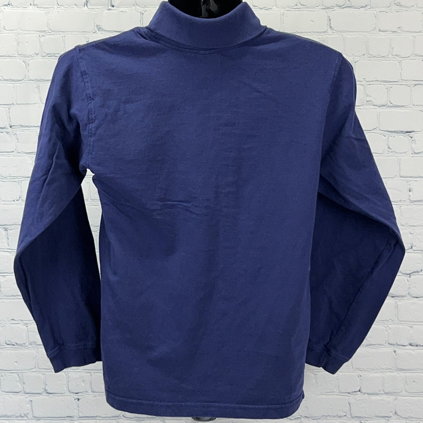 Vintage Chicago Bears Youth Turtleneck T Shirt Long Sleeve Blue L Large 14-16