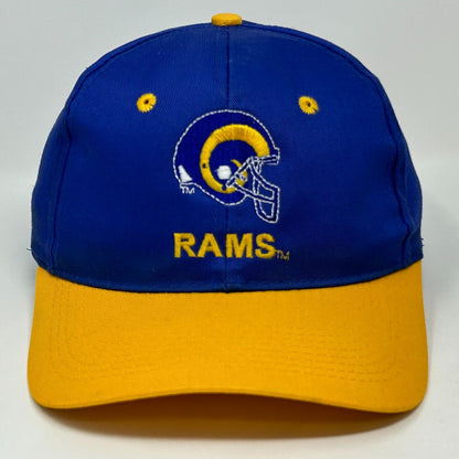 Los Angeles LA Rams Hat Vintage 90s Blue NFL Football Snapback Baseball Cap