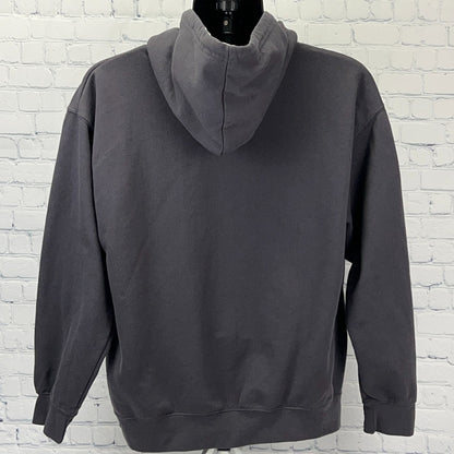 Juneau Alaska Hoodie L Large Gray Hooded Sweatshirt Travel Tourist Tourism