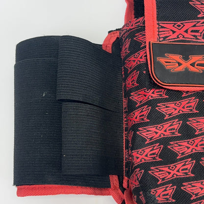 SXC Paintball Pod Pack Harness 4+3+4 (4+7) Black and Red Logo Tournament Belt