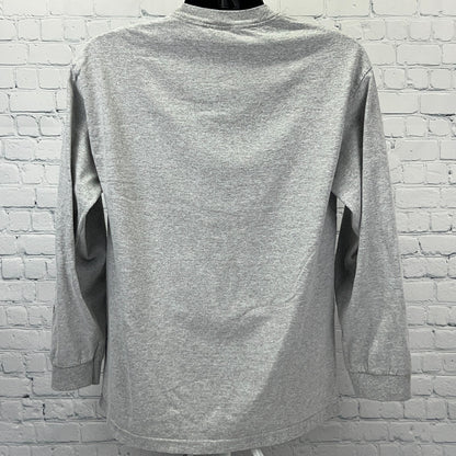 Pittsburgh Steelers T Shirt Unisex L Large Gray Long Sleeve NFL Team Apparel Tee