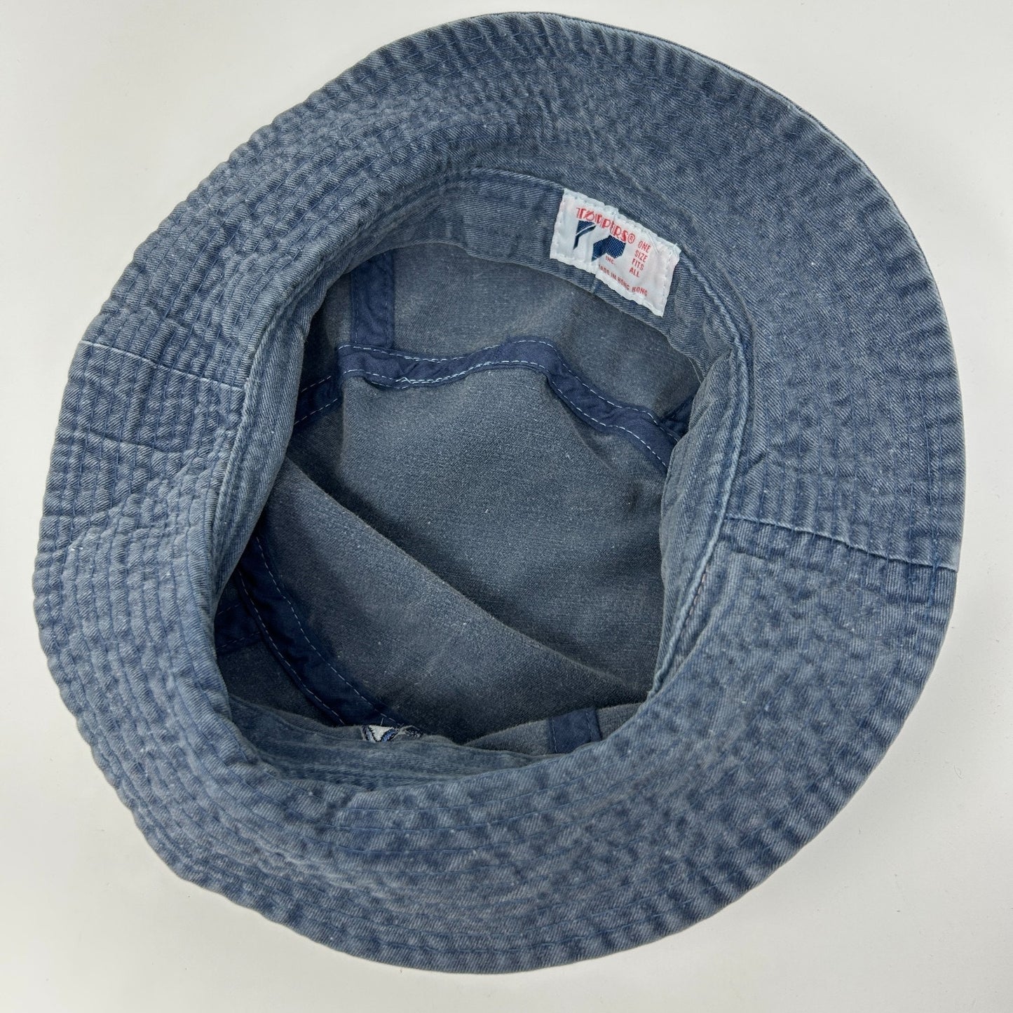 Vintage StarKist Charlie the Tuna Bucket Hat Blue Fishermans Hat Pail Hat S-M