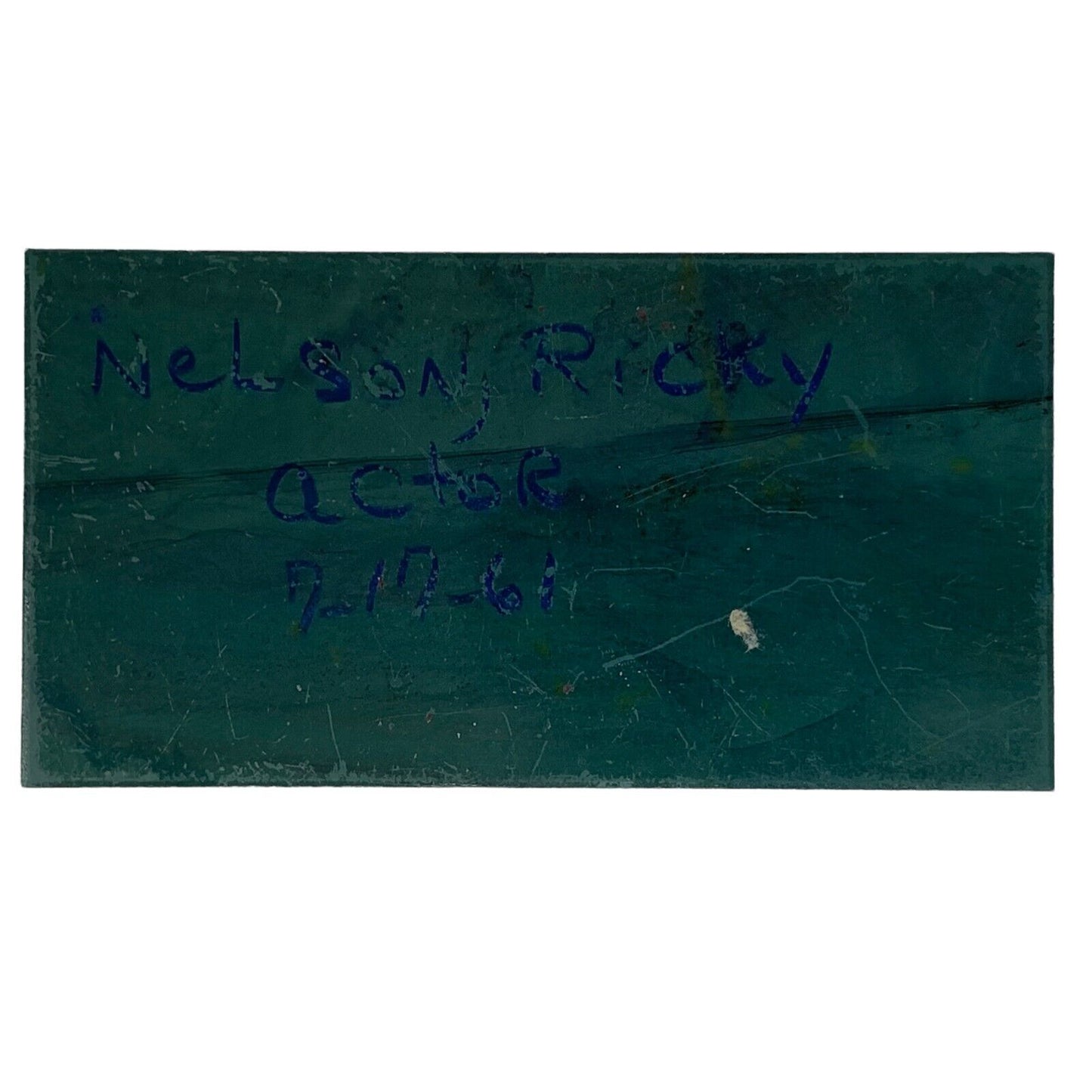 Ricky Nelson Newspaper Metal Printing Plate Photograph Rock Music Vintage 1961