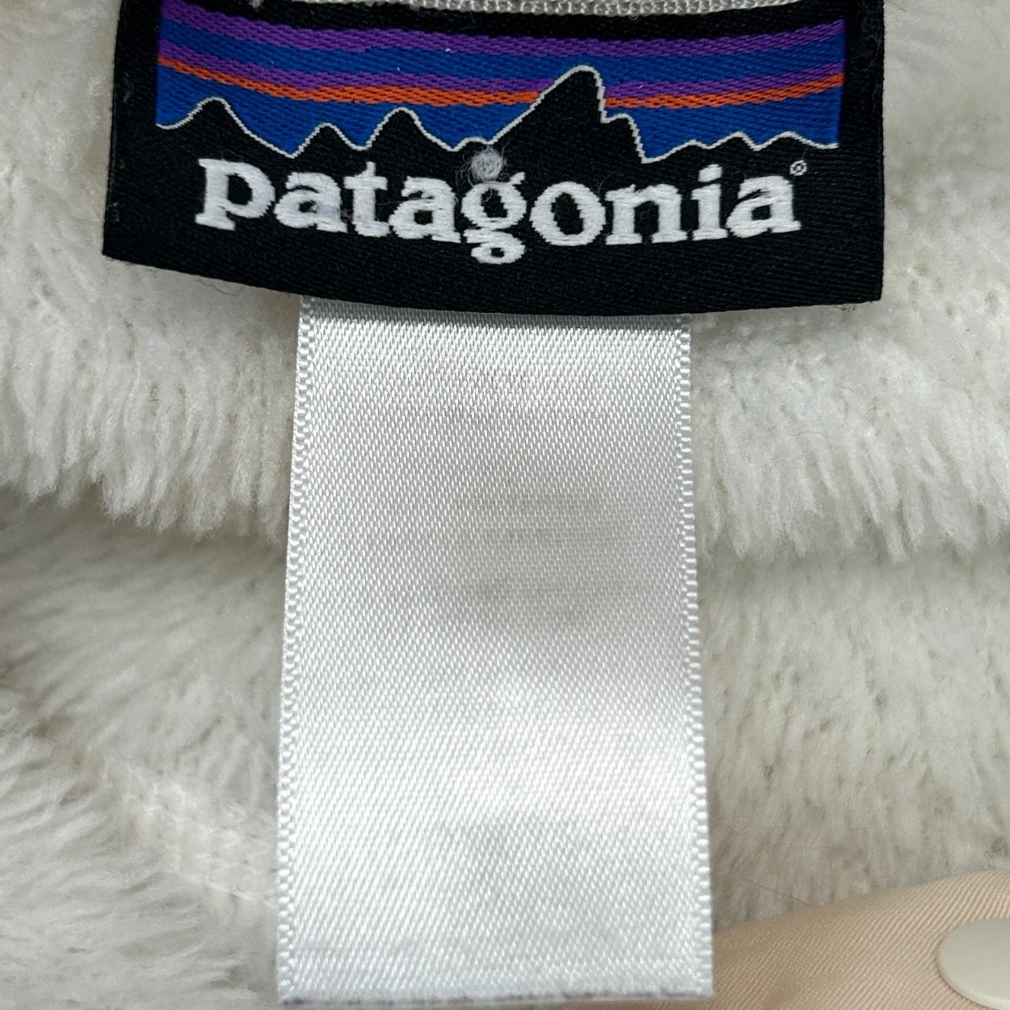 Patagonia Re-Tool Snap-T Fleece Pullover Jacket Polartec Ivory Womens S Small