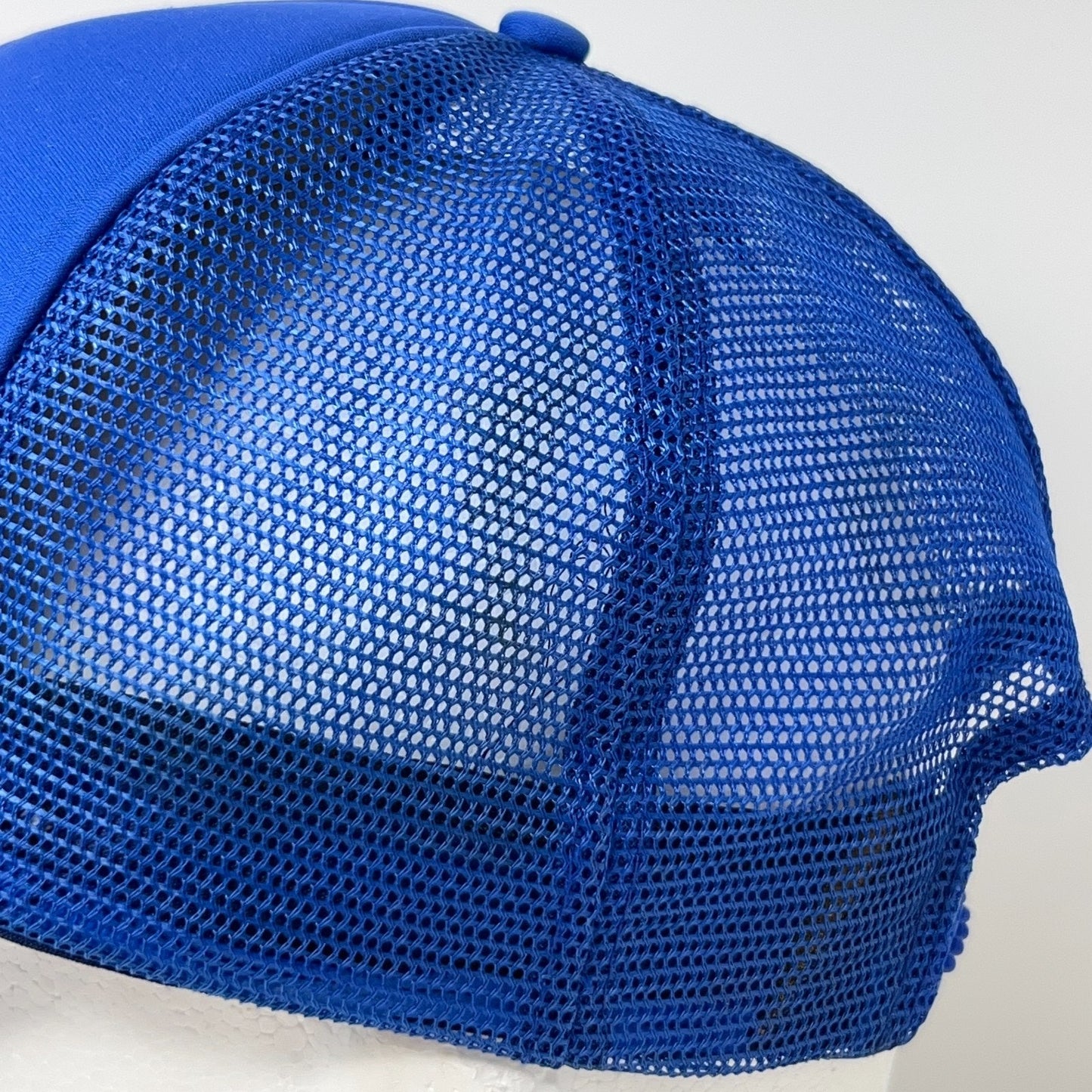 Vintage 80s Falcon Cable TV Trucker Hat Baseball Cap Missouri Mesh Snapback Blue