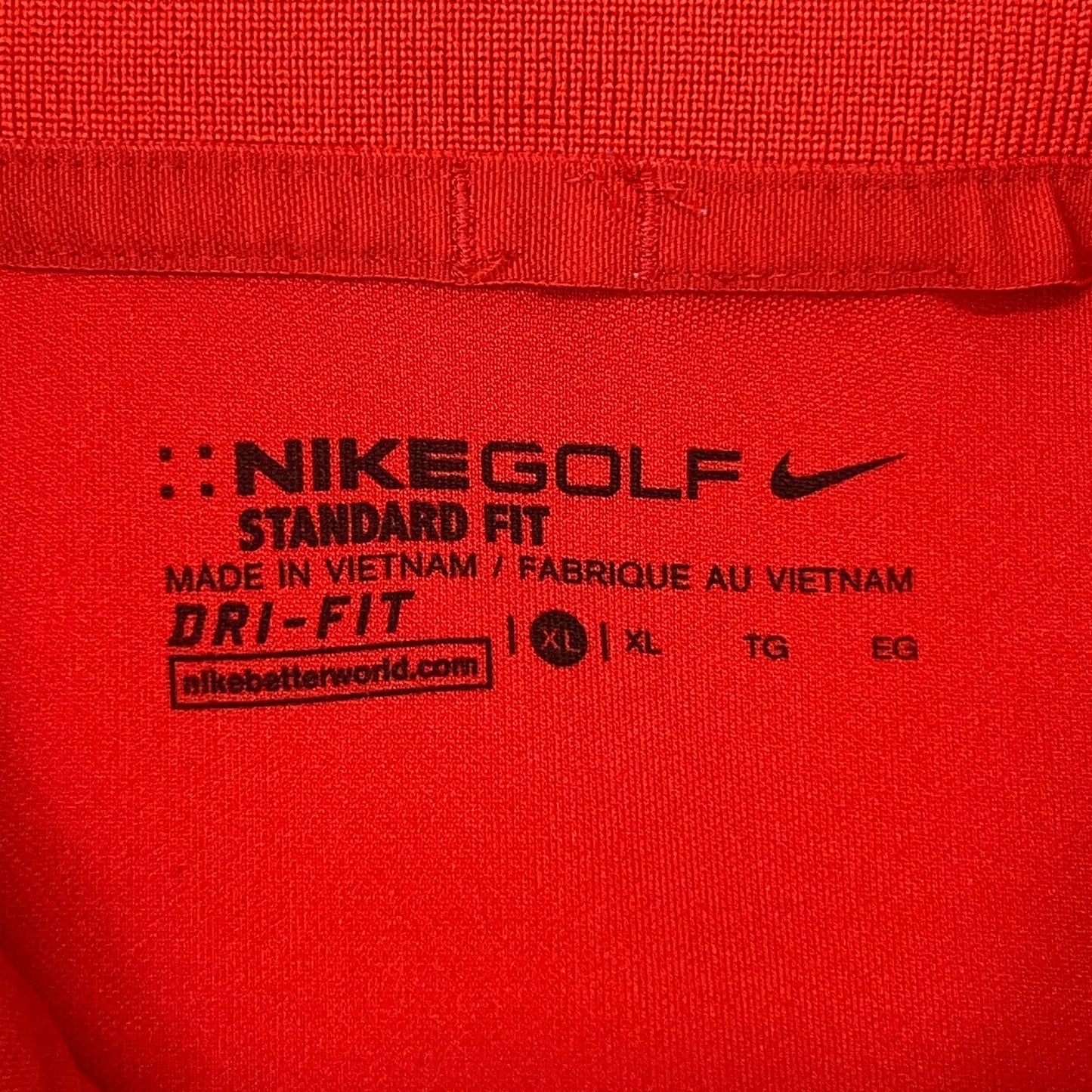 Ole Miss Golf Course Polo Shirt University of Mississippi Nike Red XL X-Large