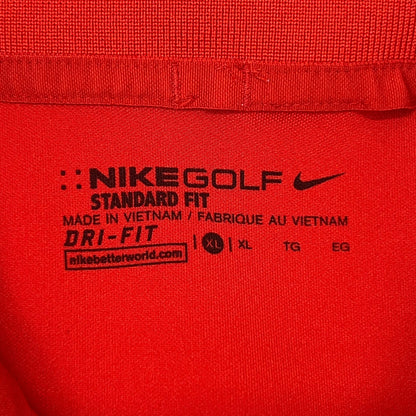 Ole Miss Golf Course Polo Shirt University of Mississippi Nike Red XL X-Large