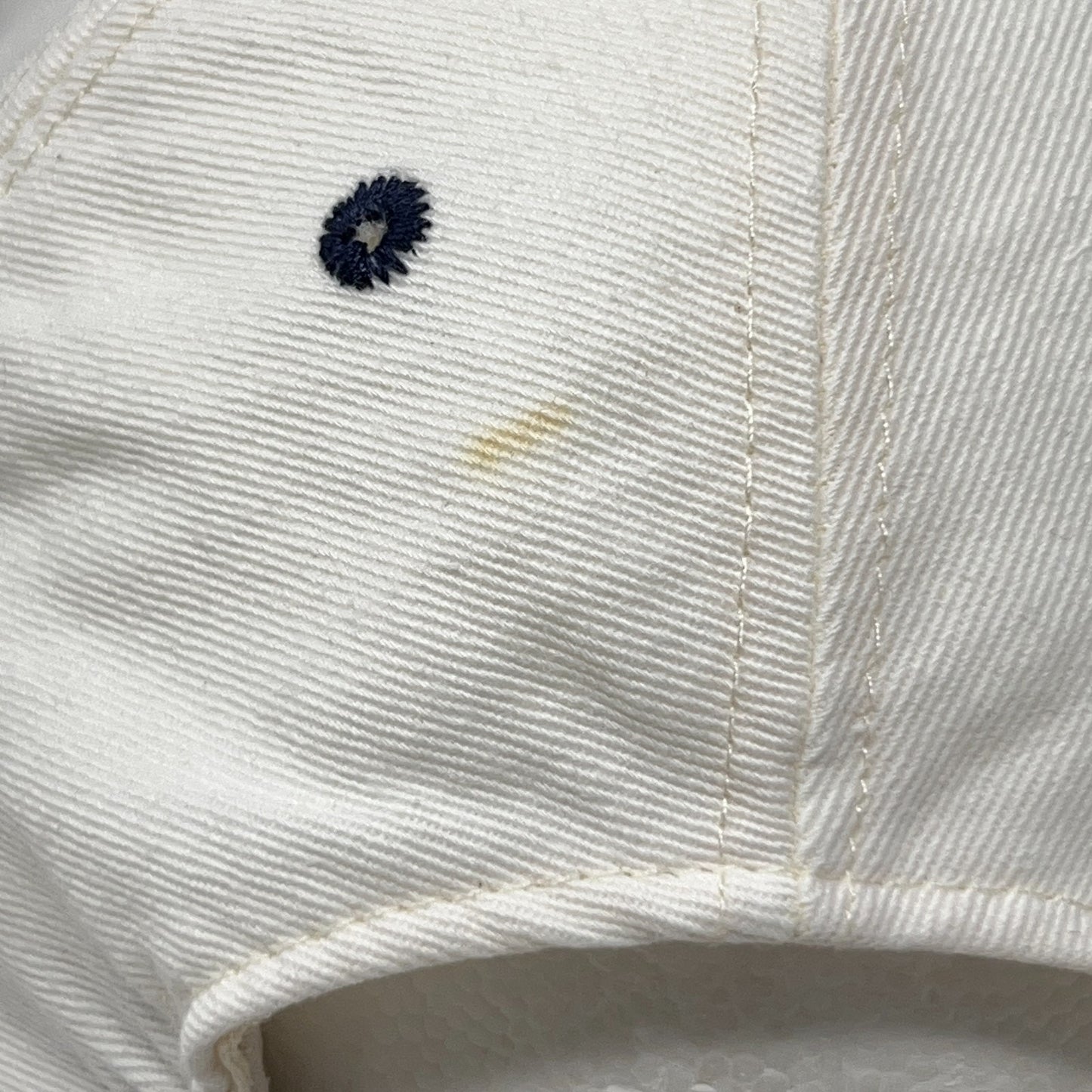 Vintage 90s New York NY Yankees Hat Baseball Cap MLB Snapback White 6 Panel