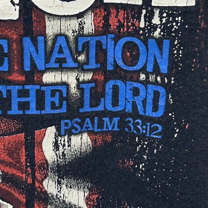 Kerusso God Bless America T Shirt 2XL XXL Christian Patriotic American Flag 2013