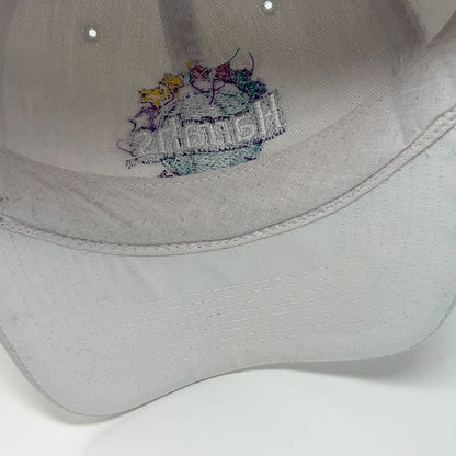 Vintage Harrah's Laughlin Casino Hat Baseball Cap White Snapback Logo Nevada