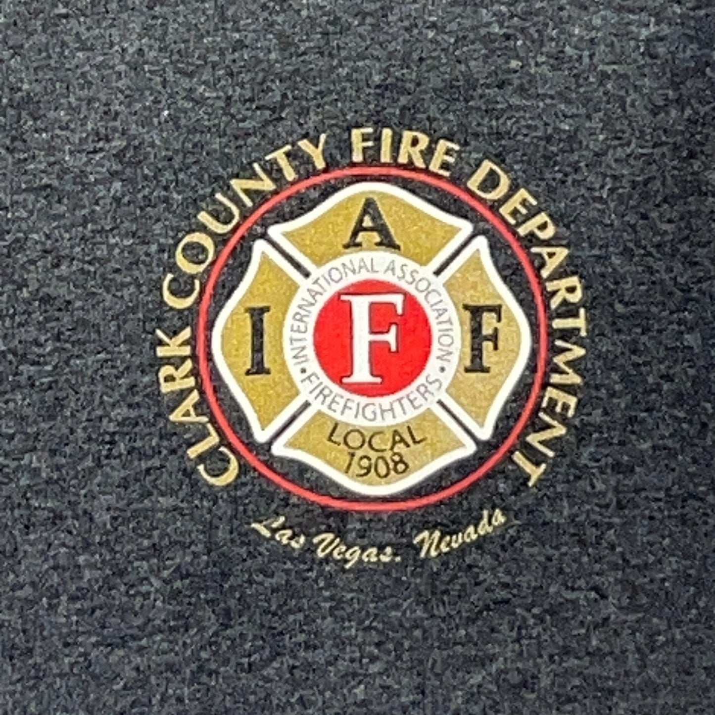 Las Vegas Golden Knights Clark County Fire Dept T Shirt Fireman Gray XL X-Large