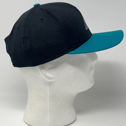Vintage 90s Arizona Diamondbacks Hat Baseball Cap New Era MLB USA Blue Snapback