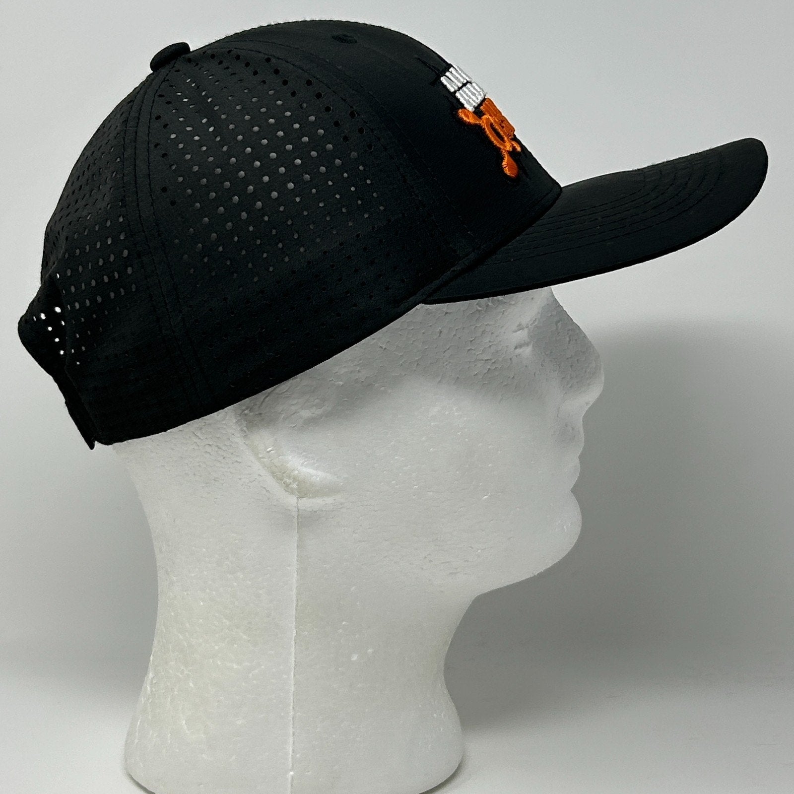Orangetheory Fitness All Out Mayhem Trucker Hat Baseball Cap OTF Strapback Black - Neon Vintage