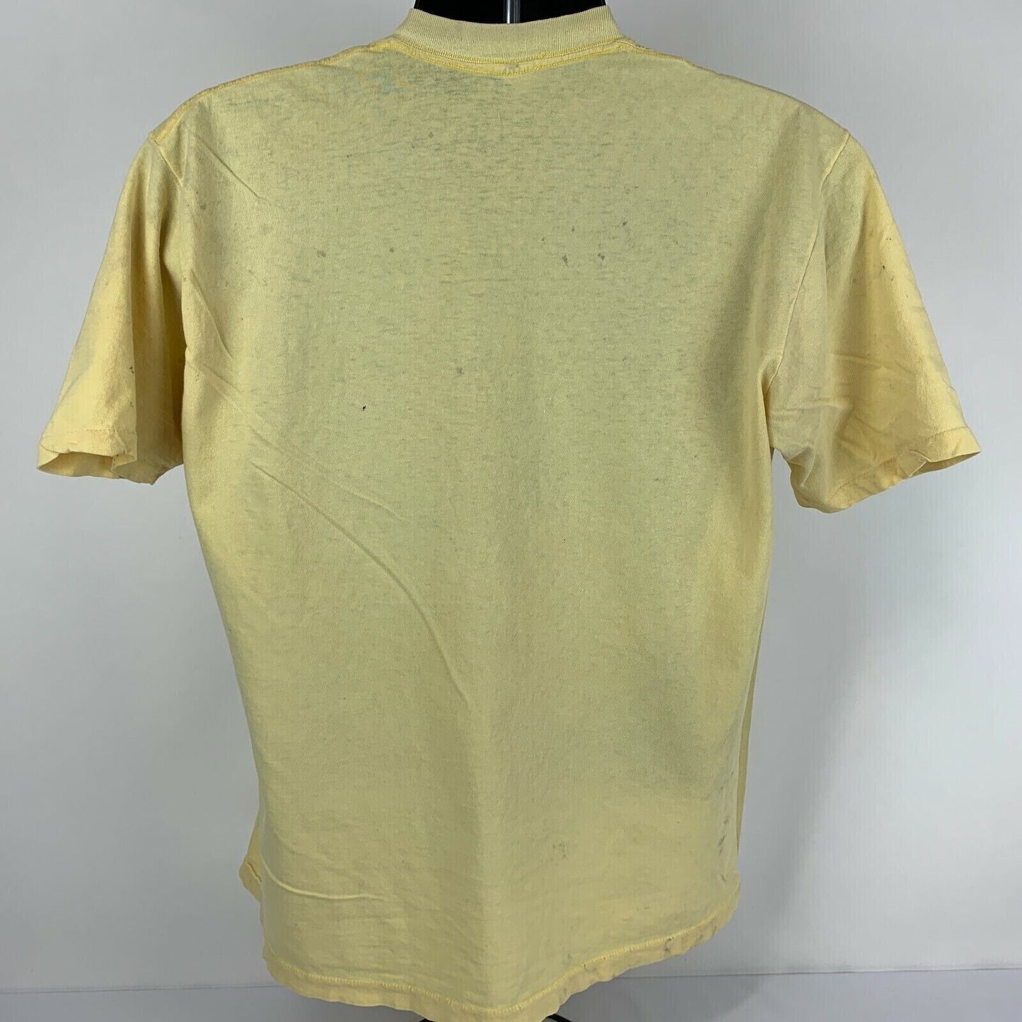 Distressed Breckenridge Colorado Hiking Vintage 70s T Shirt Large Mens Yellow