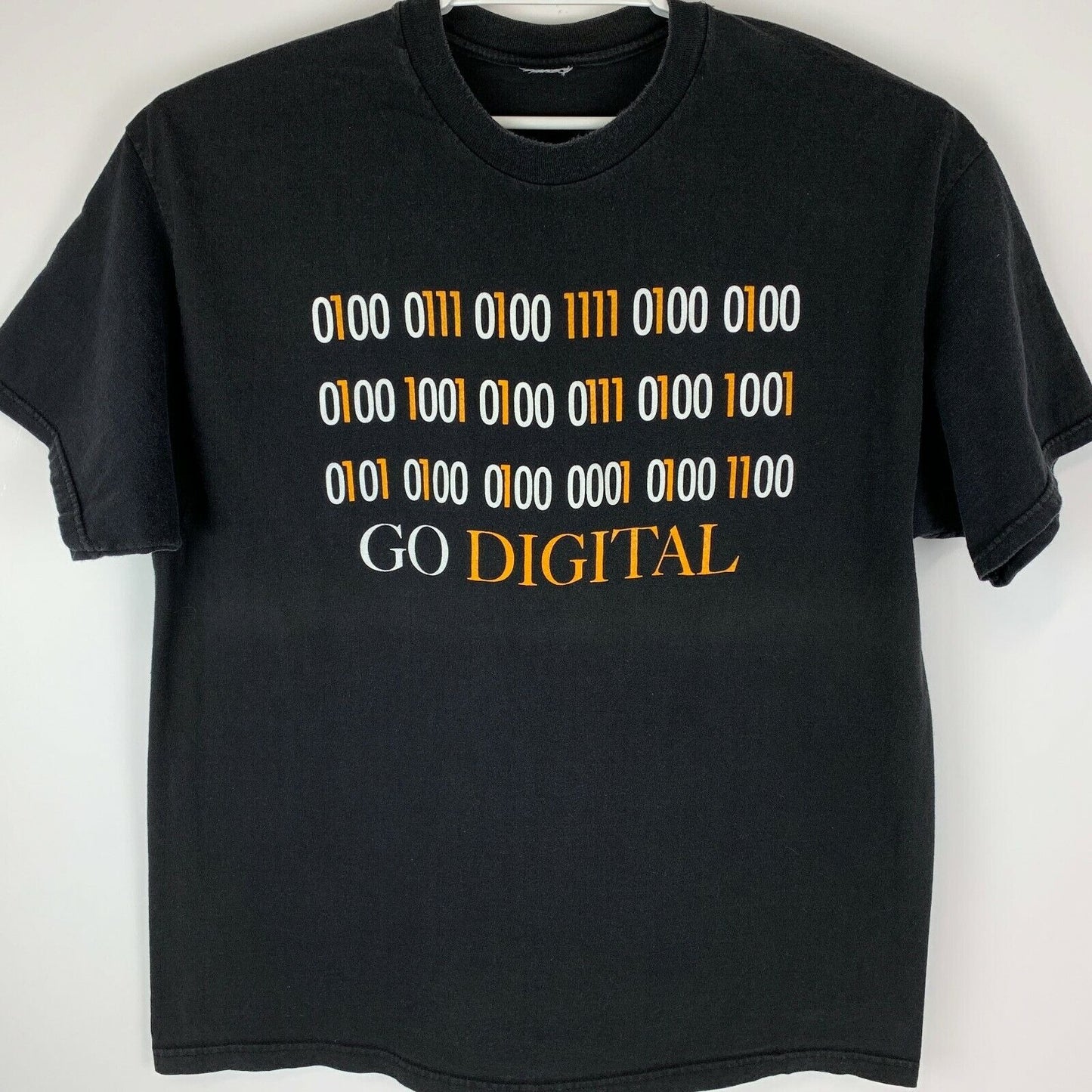 Go Digital Go SMPTE T Shirt X-Large Movie Motion Picture TV Engineers Mens Black