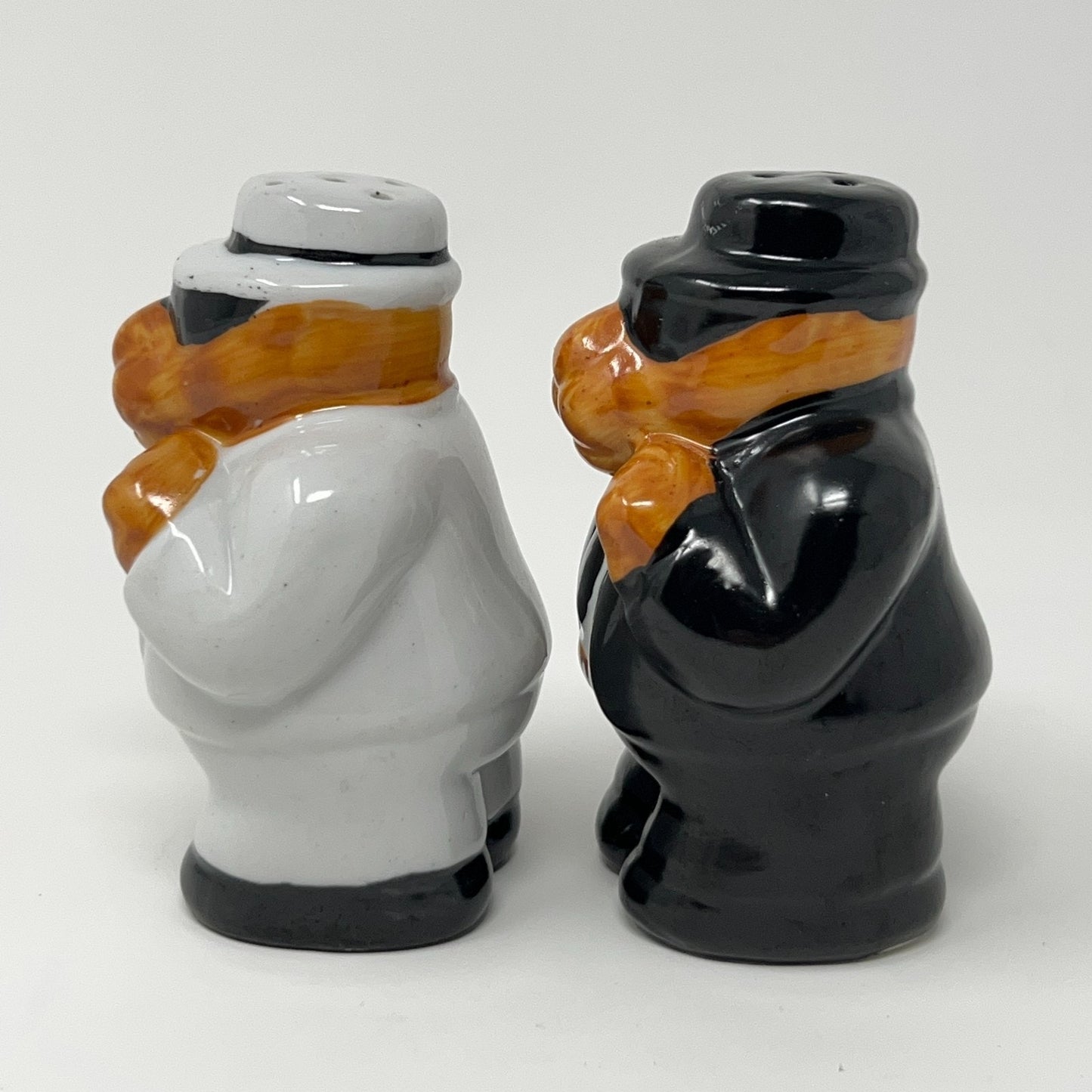 Vintage 90s Joe Camel Cigarettes Salt and Pepper Shakers Black White Promotional