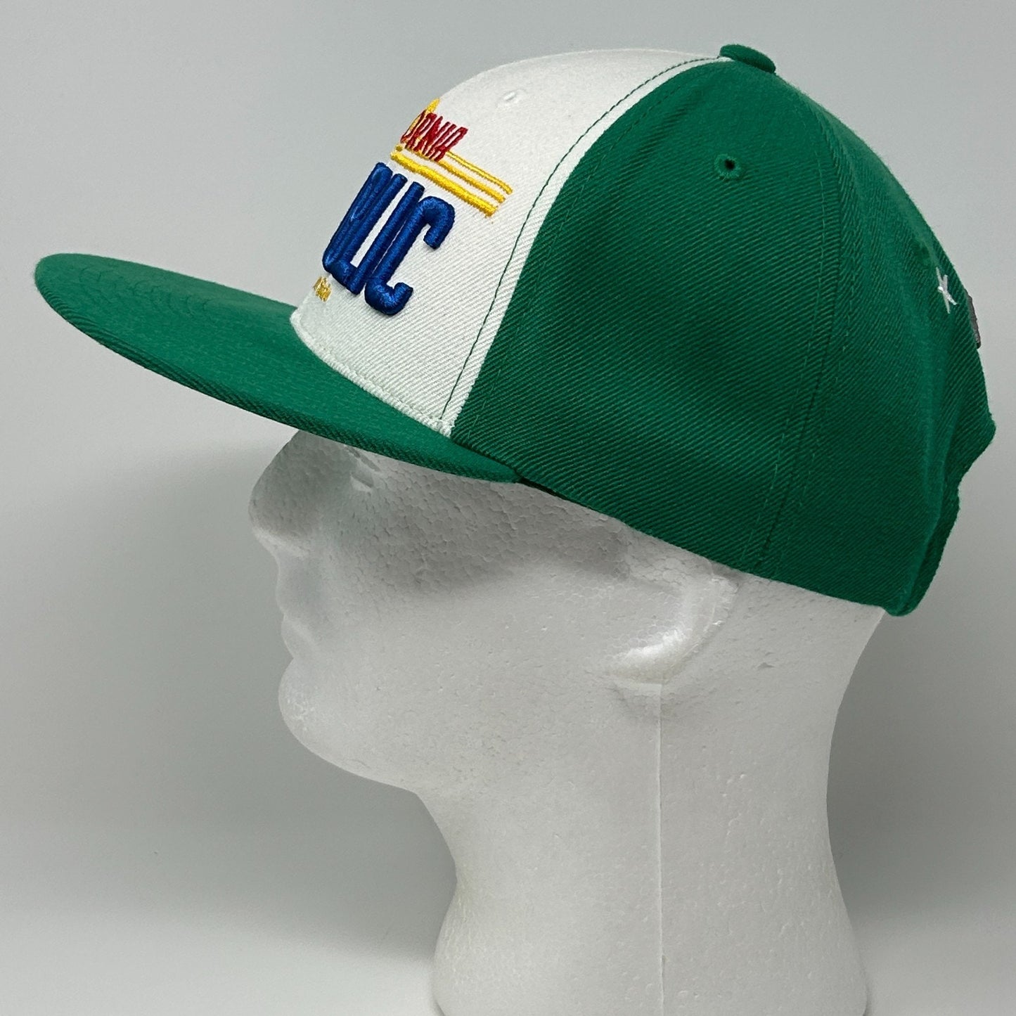 California Republic Hat Cap Green License Plate The Golden State Snapback