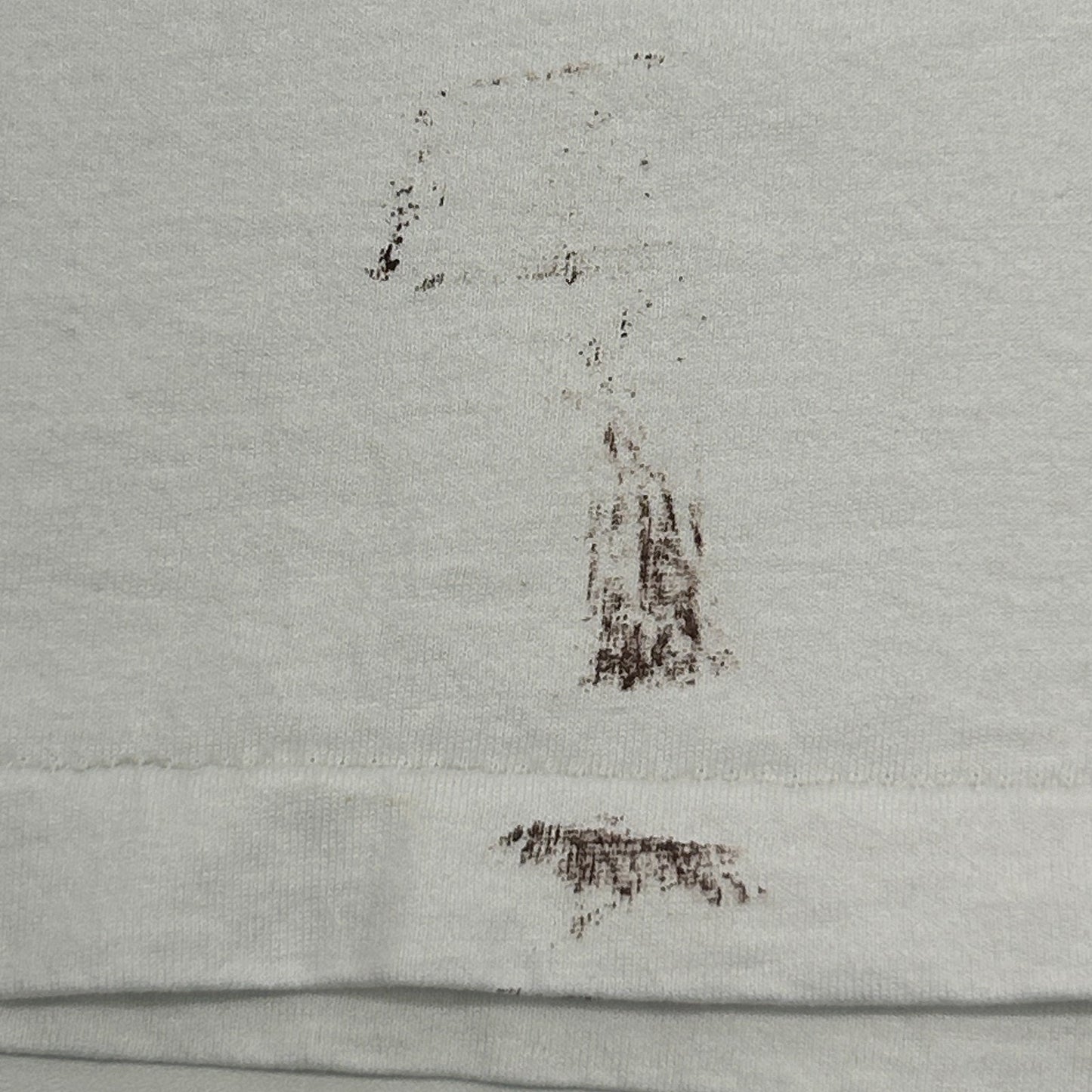 Vintage Scrub Shirt Scramble T Shirt Mens M Medium White Apple Computer Peoria