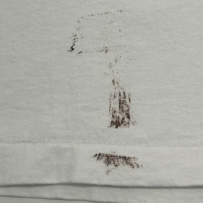 Vintage Scrub Shirt Scramble T Shirt Mens M Medium White Apple Computer Peoria