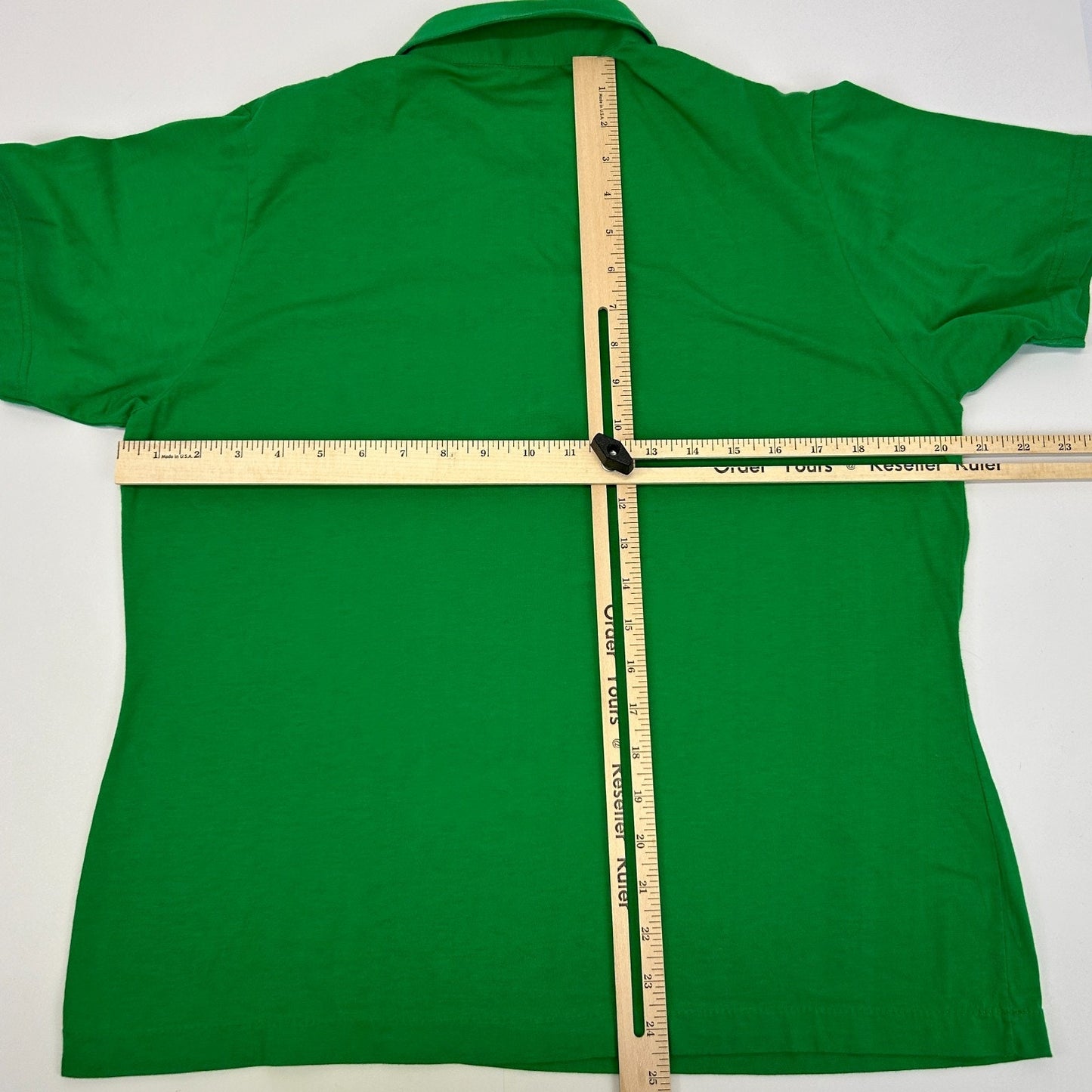 Vintage 80s Capri Isles Golf Club Womens Polo Shirt Venice Florida Green L Large