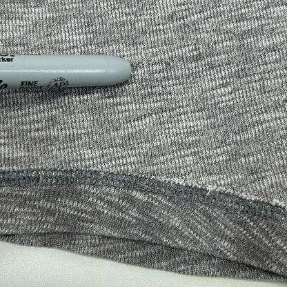 Lucky Brand Henley T Shirt Long Sleeve Gray L Large