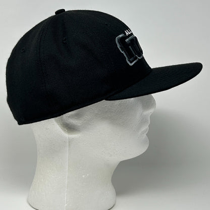 All Out Foul Hat Cap New Era Heffs Barbershop San Francisco Black Fitted 7 3/4