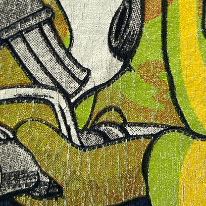 Vintage DCFD Washington DC Fire Department T Shirt Mens M Medium Blue 80s Tee