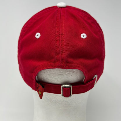 Louisville Cardinals Dad Hat Baseball Cap NCAA University UofL TOW Strapback Red - Neon Vintage